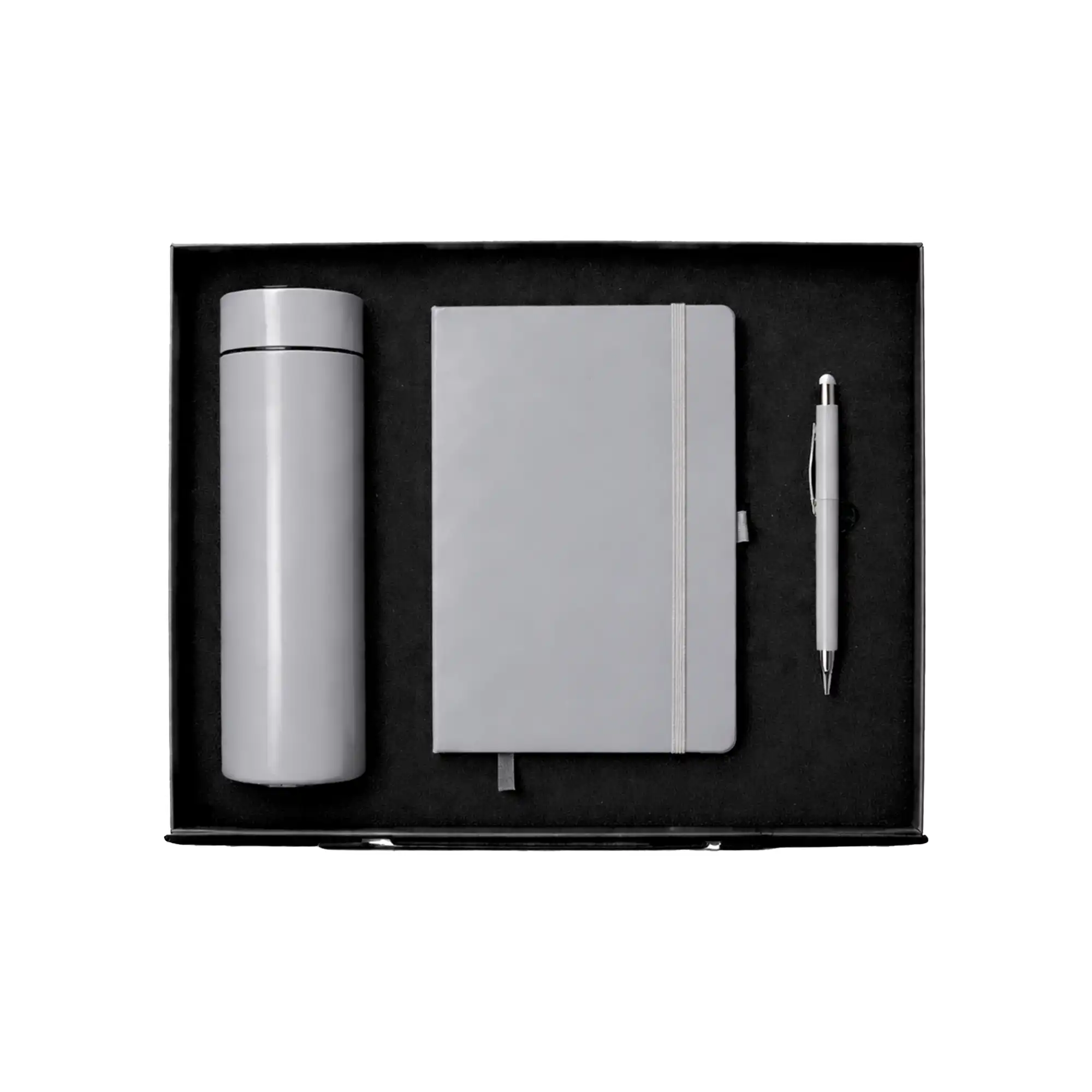Classic corporate gift set notebook pen insulated bottle UAE events
