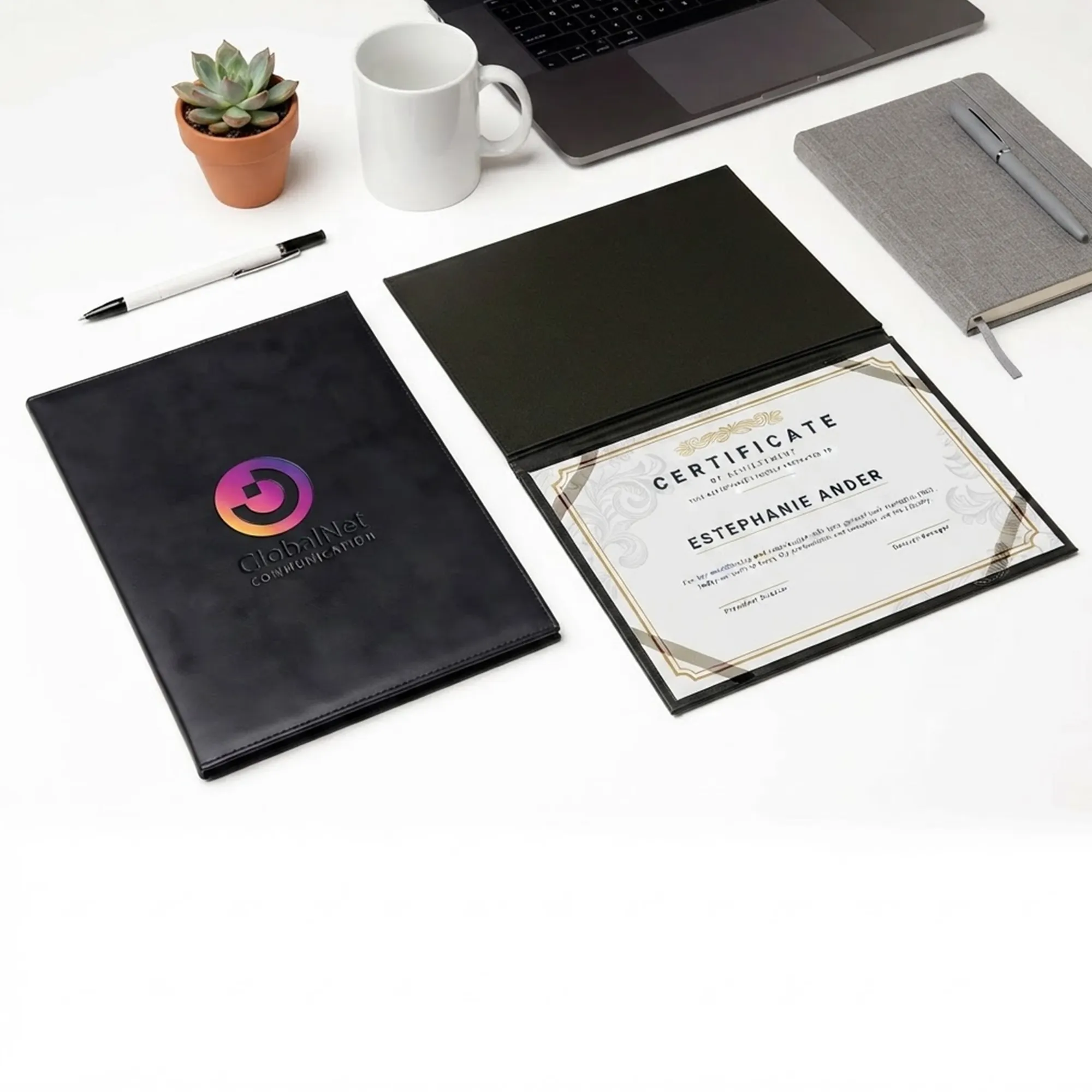 Certificate Holder Black