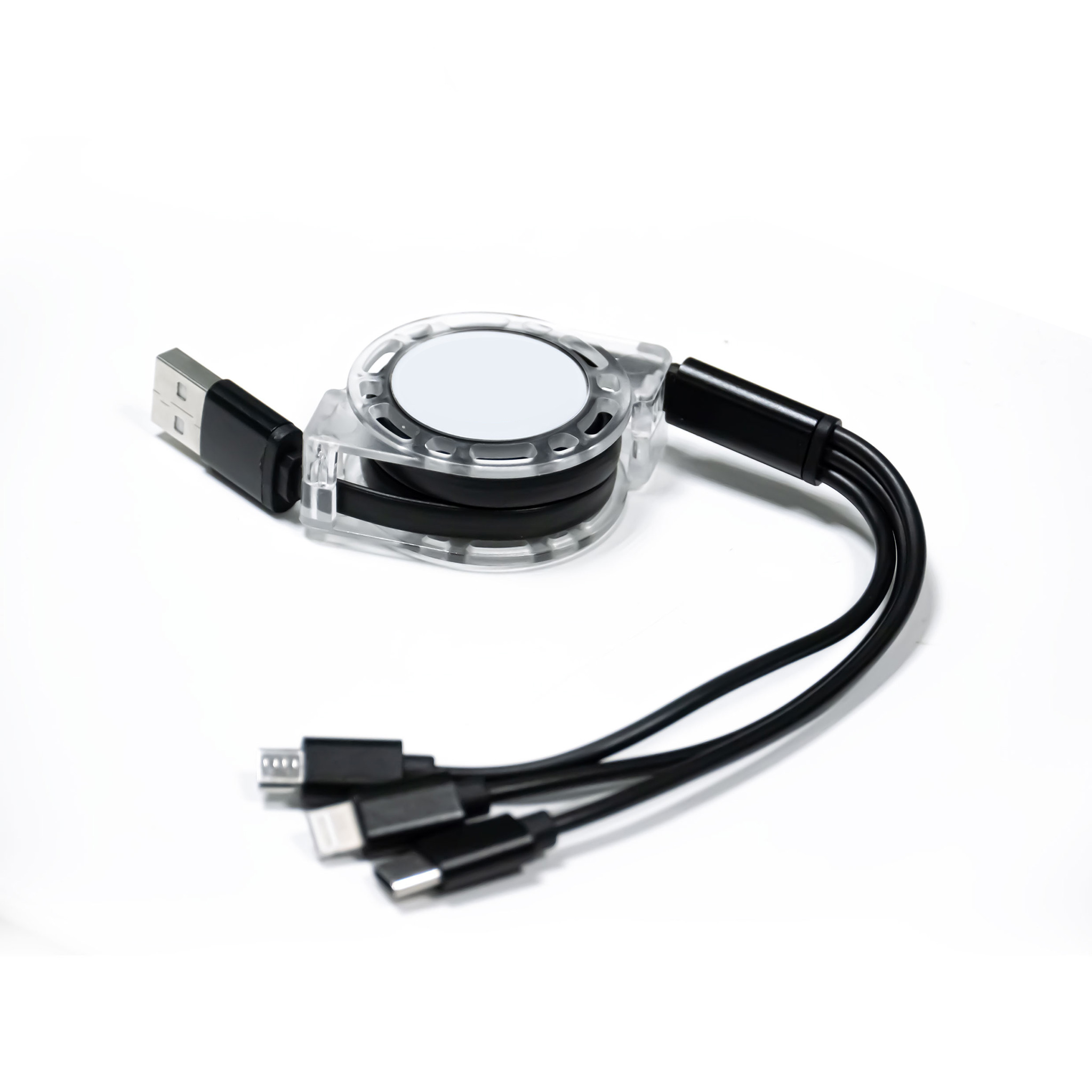 3 in 1 Charging Cable Black