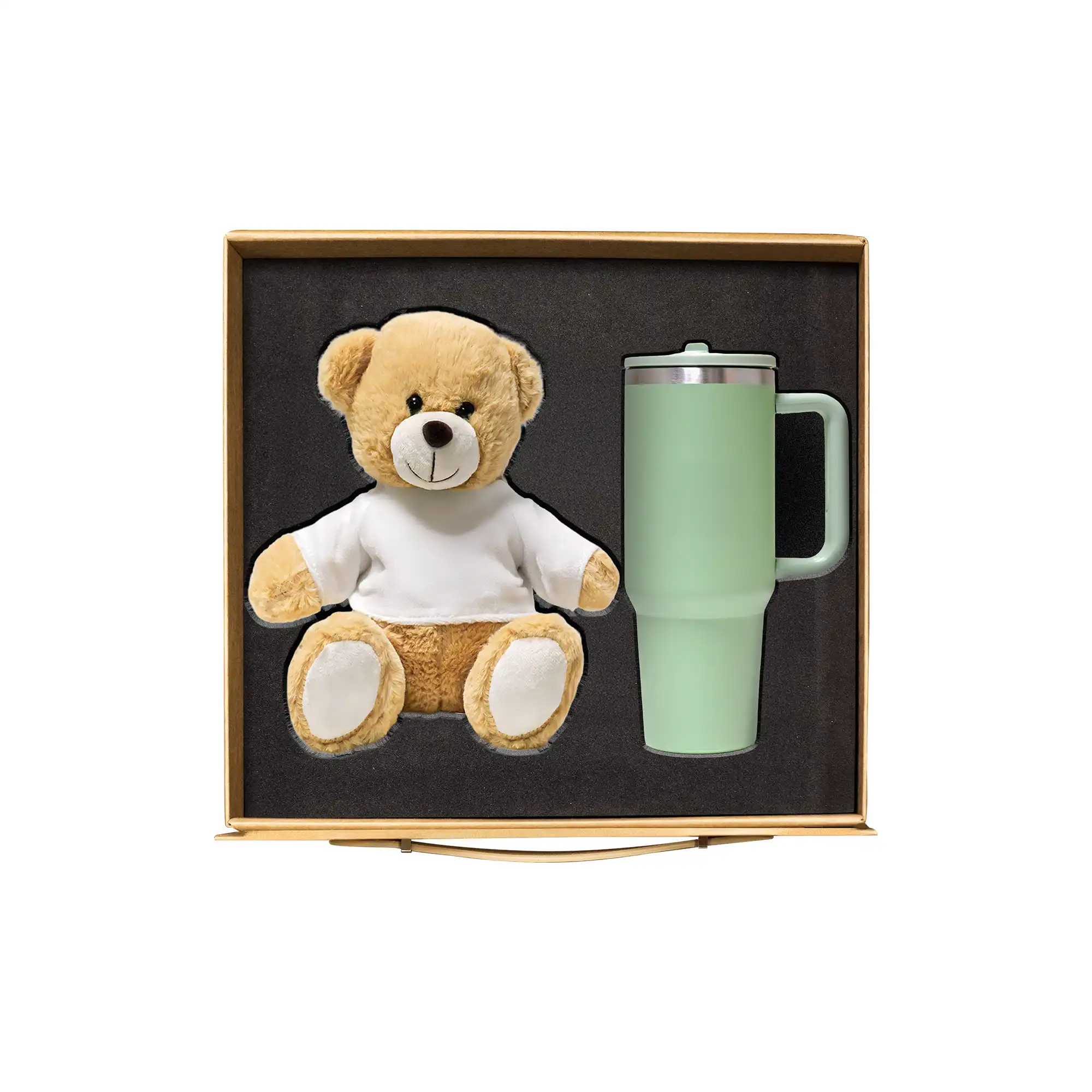Teddora Duo kids gift set teddy bear green tumbler corporate UAE events