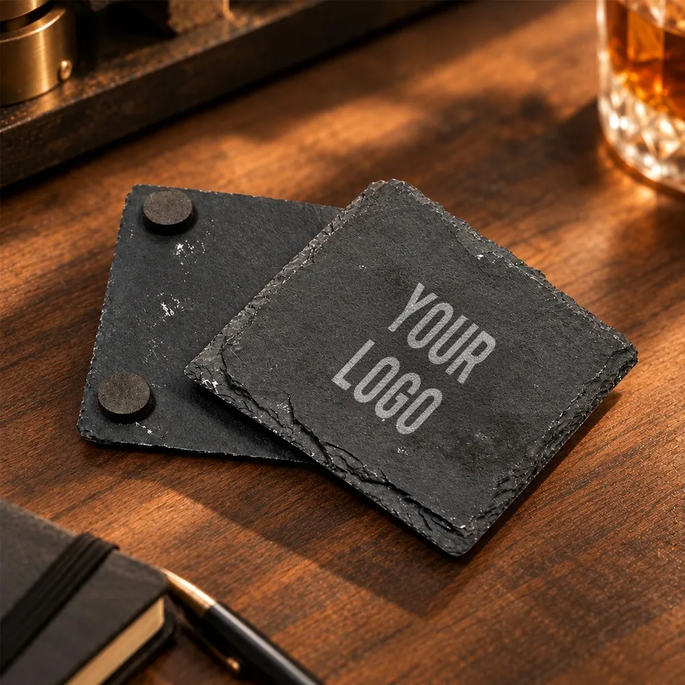 Black Slate Coaster
