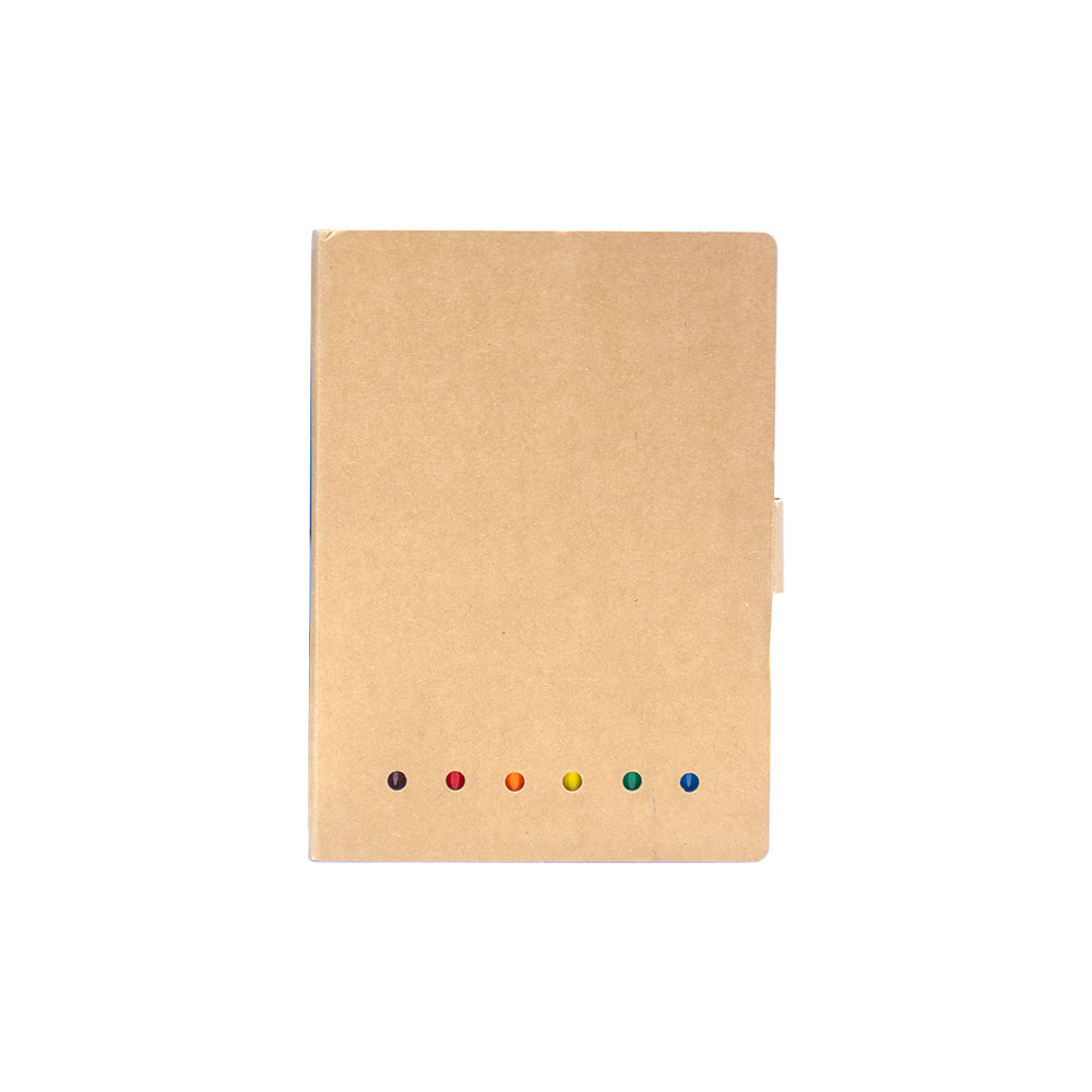 Eco Drawing Book with Color Pencils, Sharpener and Eraser
