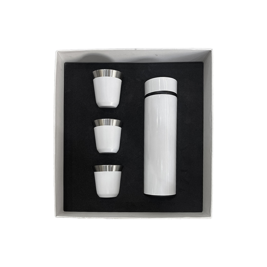 Promotional Gift set with Insulated Bottle and espresso cup