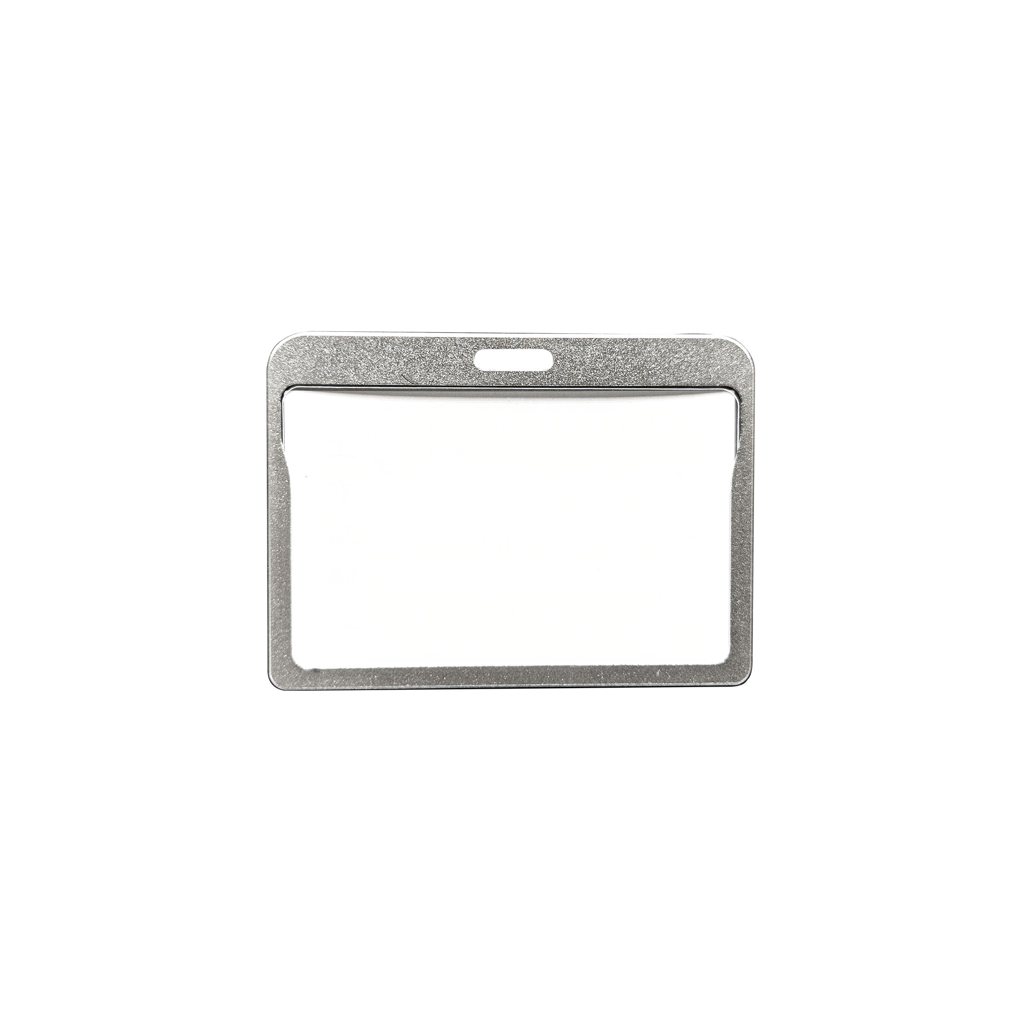 Aluminum ID Card Holder Horizontal