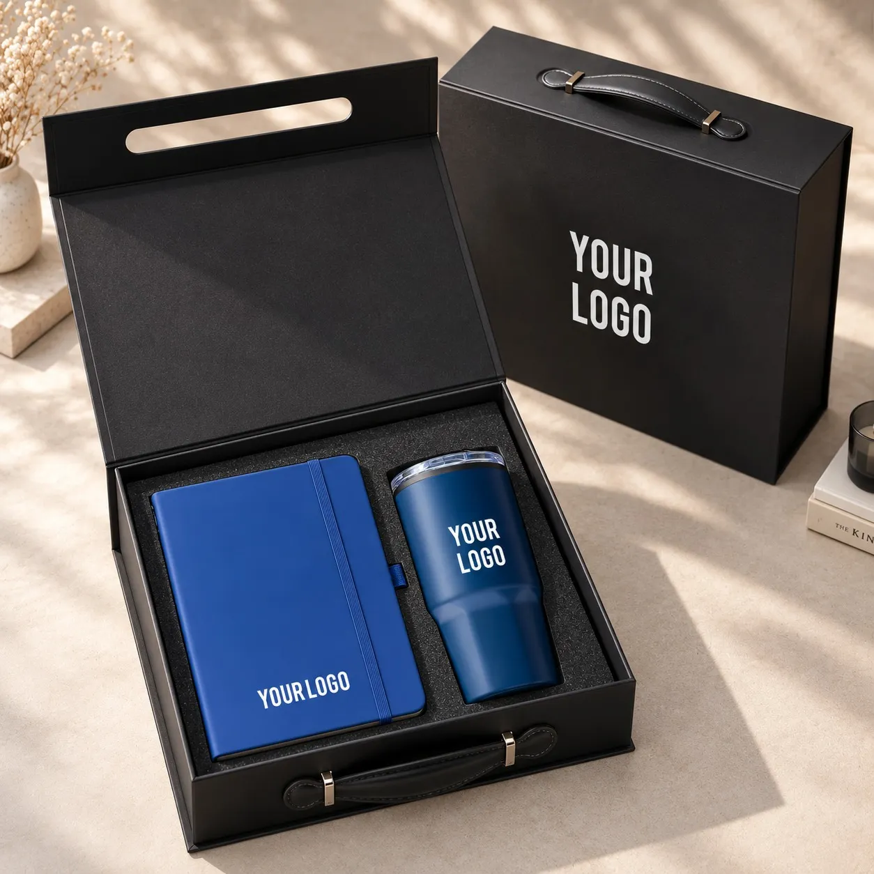 HueEdge notebook tumbler corporate gift set multi-colour UAE Dubai GCC