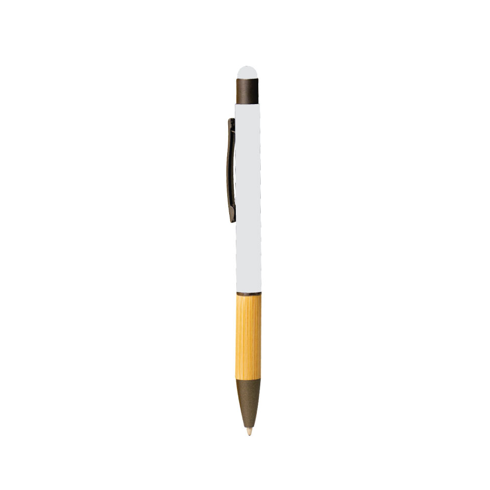 Bamboo Pen with stylus WHITE