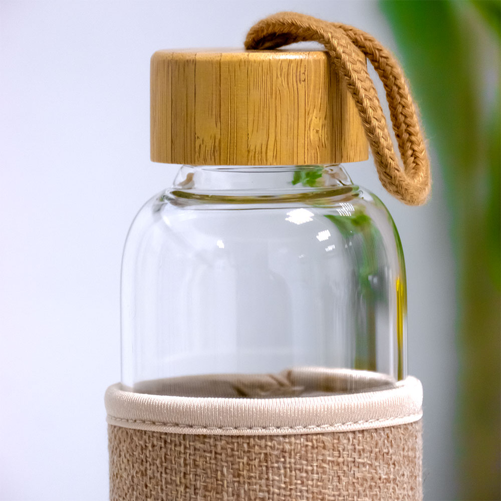 Glass Bottle With Eco Sleeve