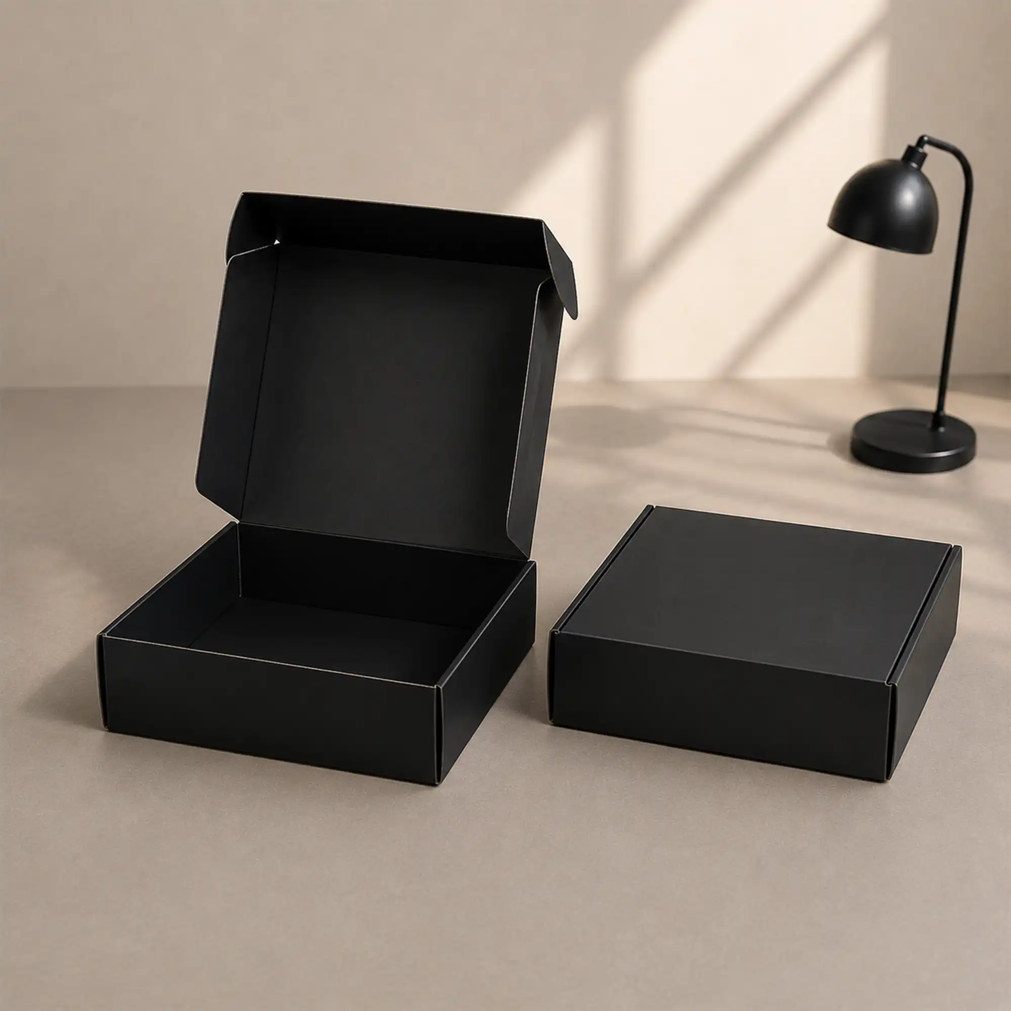 Premium Corrugated Gift Box Black