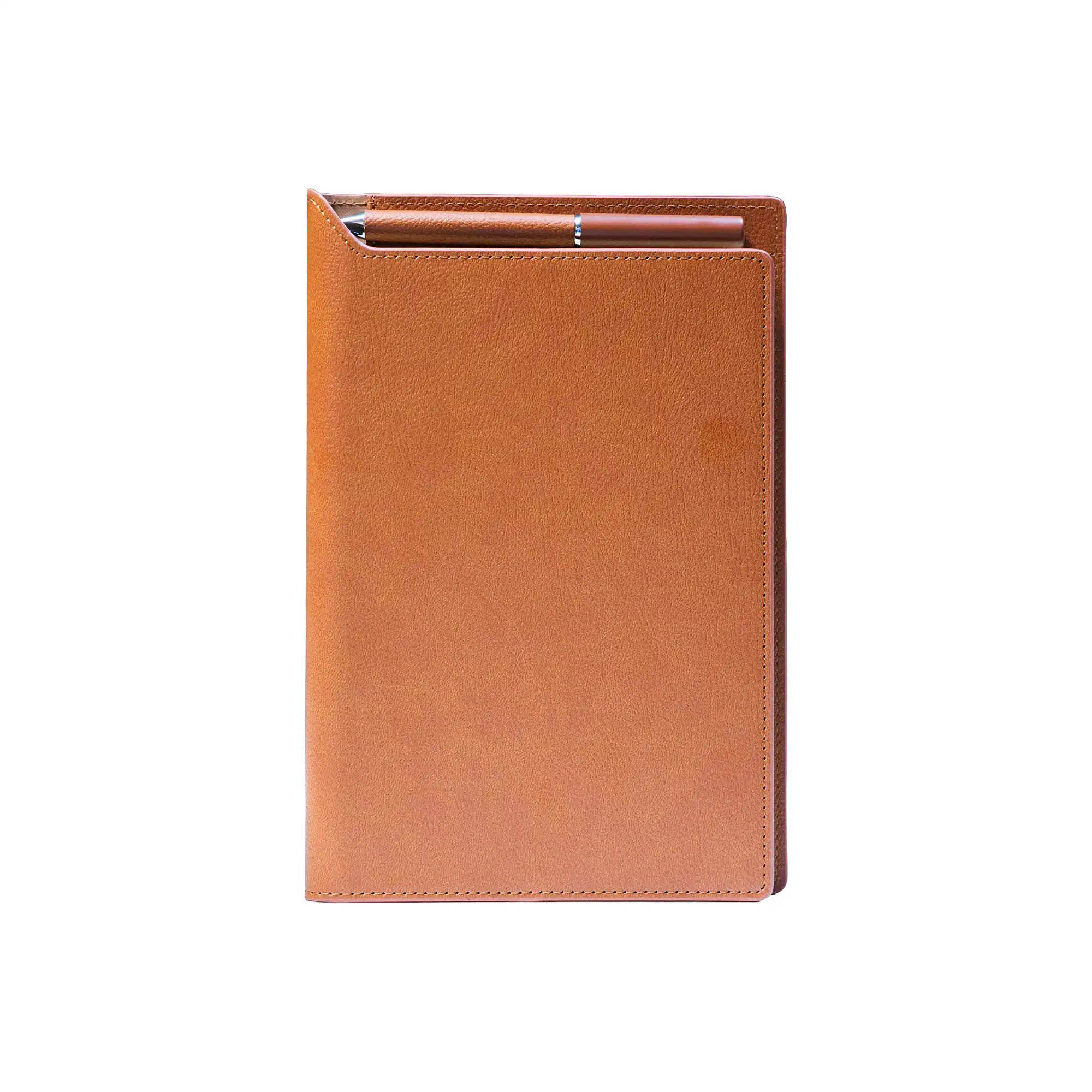 Maison Valer Executive Organizer with Magnetic Pen Holder Brown