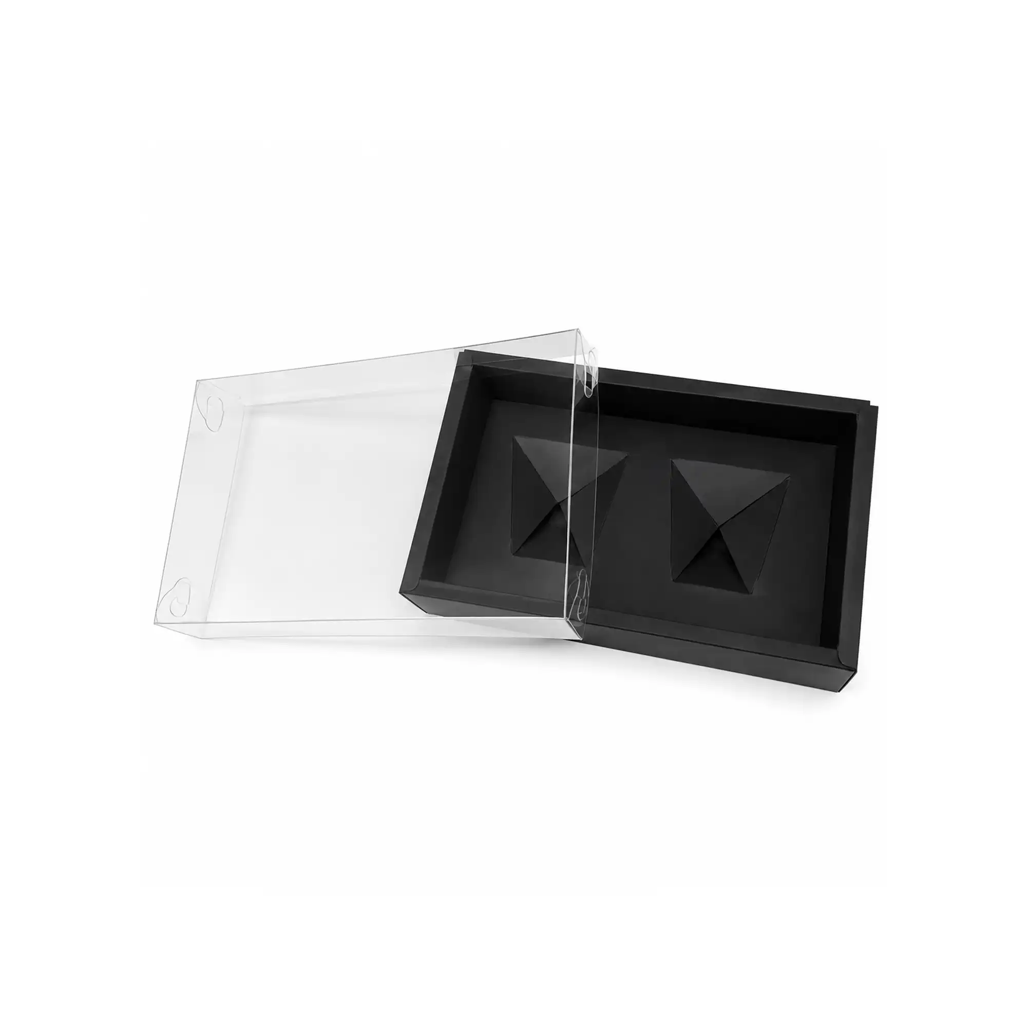 Gift Box for Coffee Cup (11540) – 2 pcs with Transparent Lid