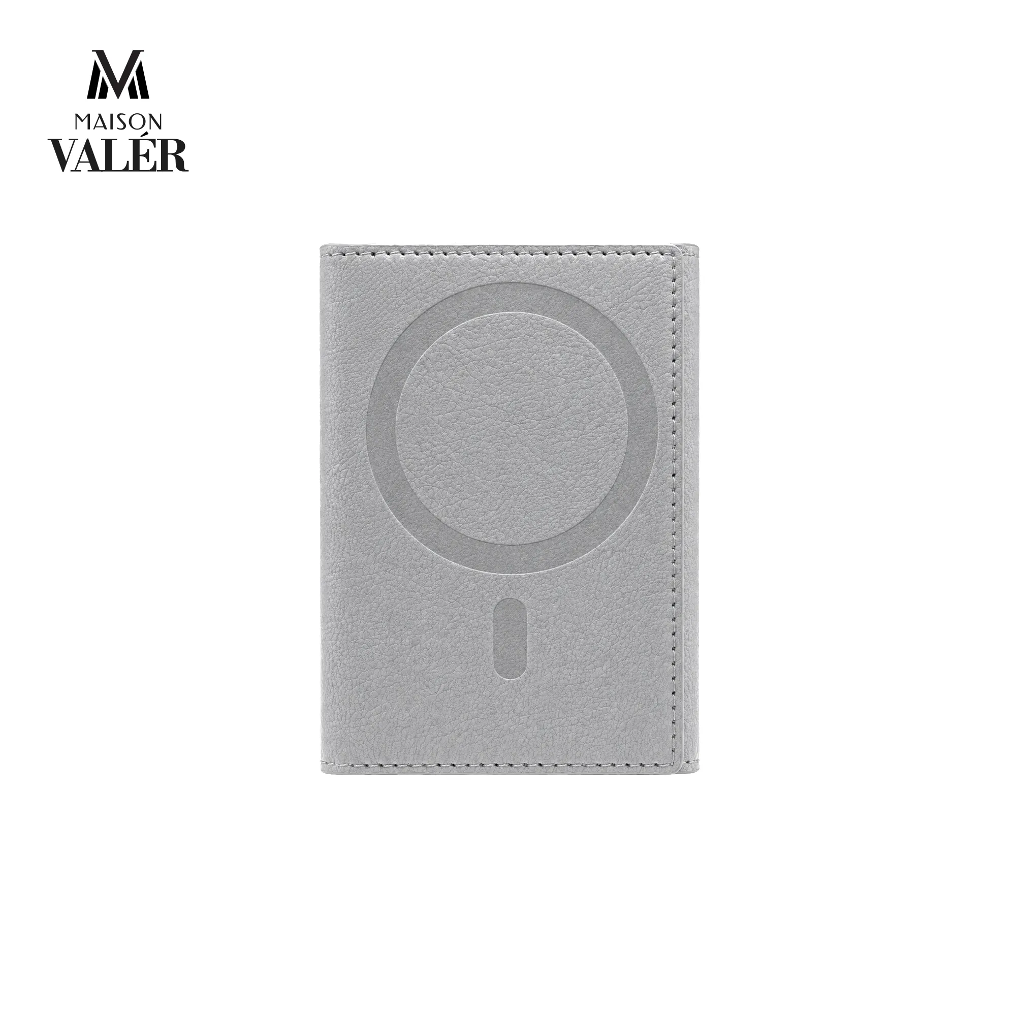 The Minimalist leather MagSafe card holder phone wallet custom logo corporate gift UAE