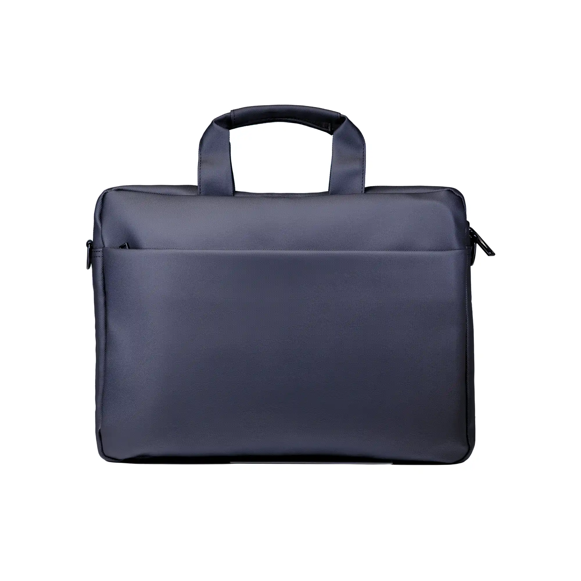 Premium blue executive laptop bag with padded protection and luxury business travel design