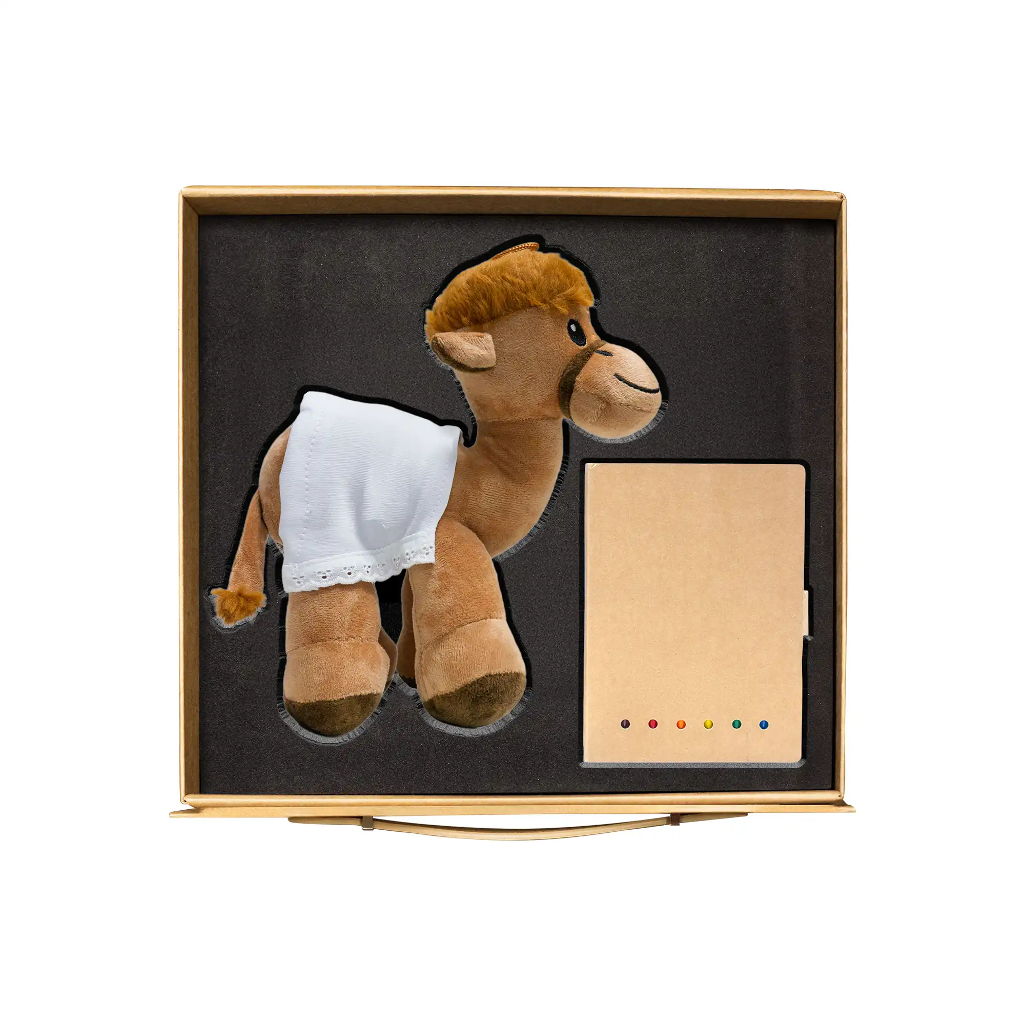 Desert Tales kids gift set camel soft toy drawing book pencils UAE