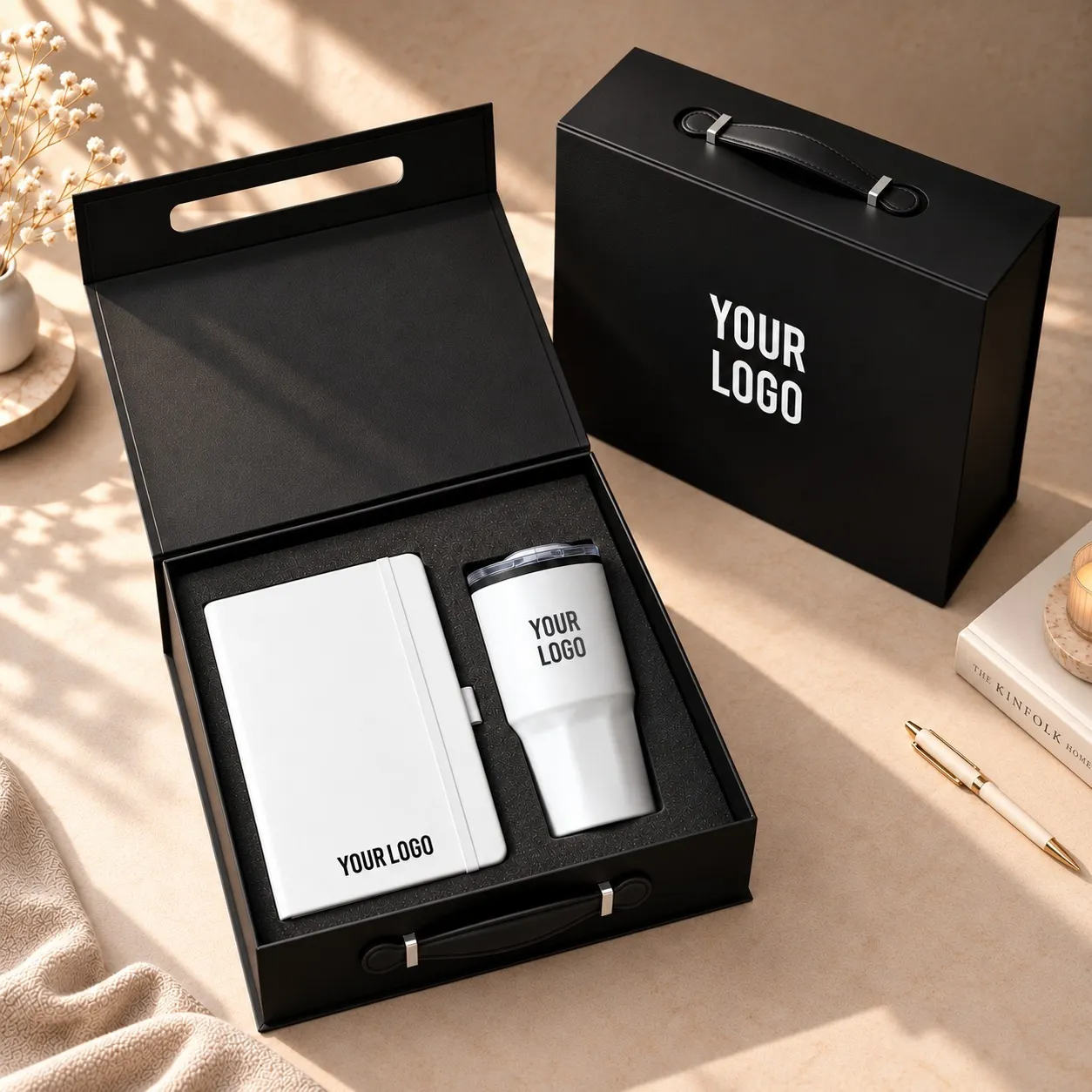 HueEdge notebook tumbler corporate gift set multi-colour UAE Dubai GCC