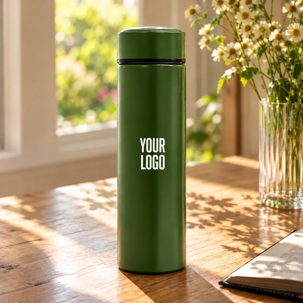 Double Wall Stainless Steel bottle Black