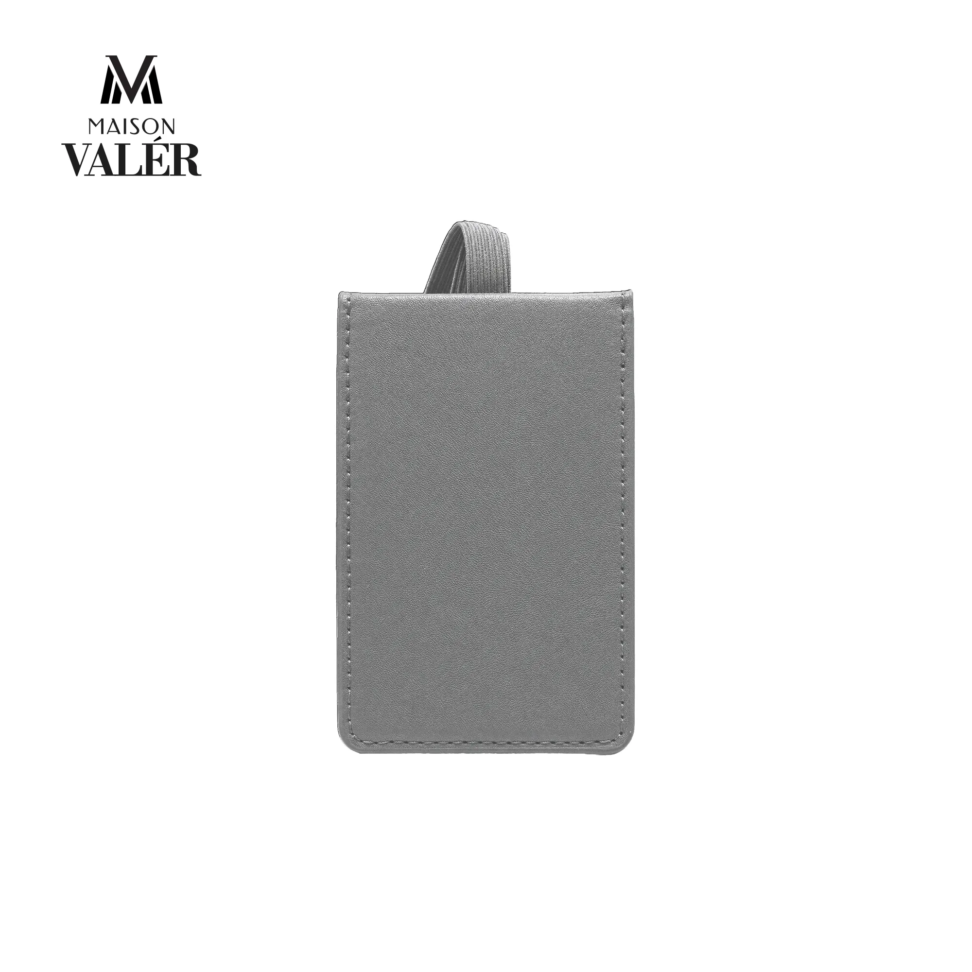 The Identifier premium leather luggage tag custom logo corporate travel gift UAE