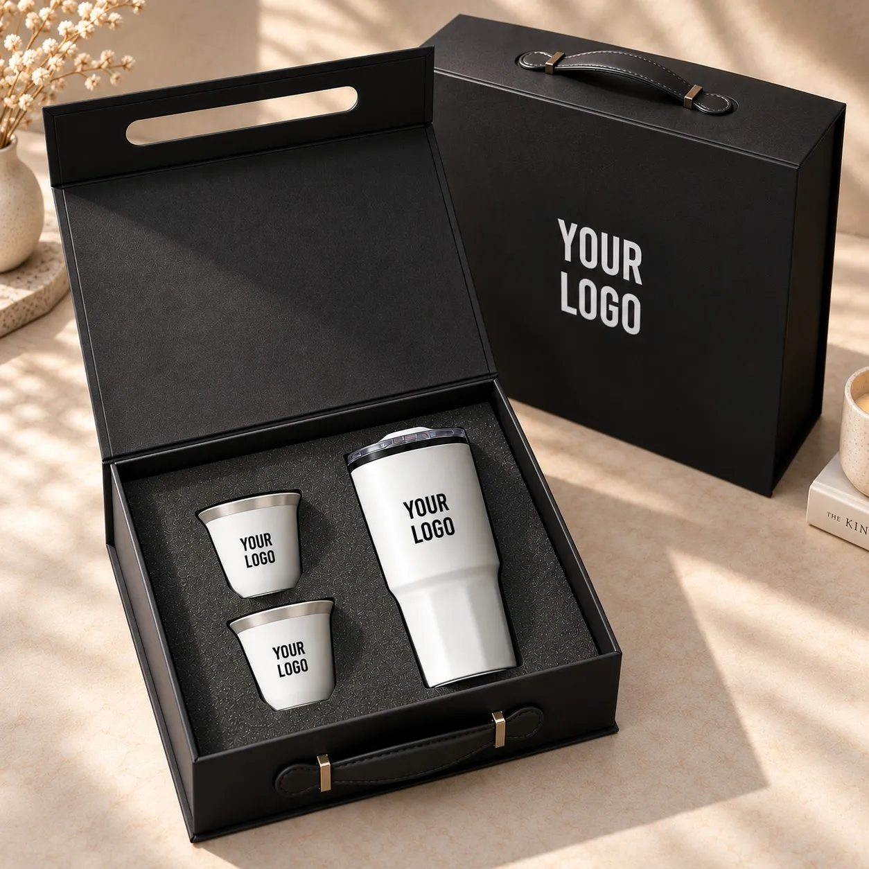 BrewCraft Trio espresso cup tumbler drinkware corporate gift set UAE