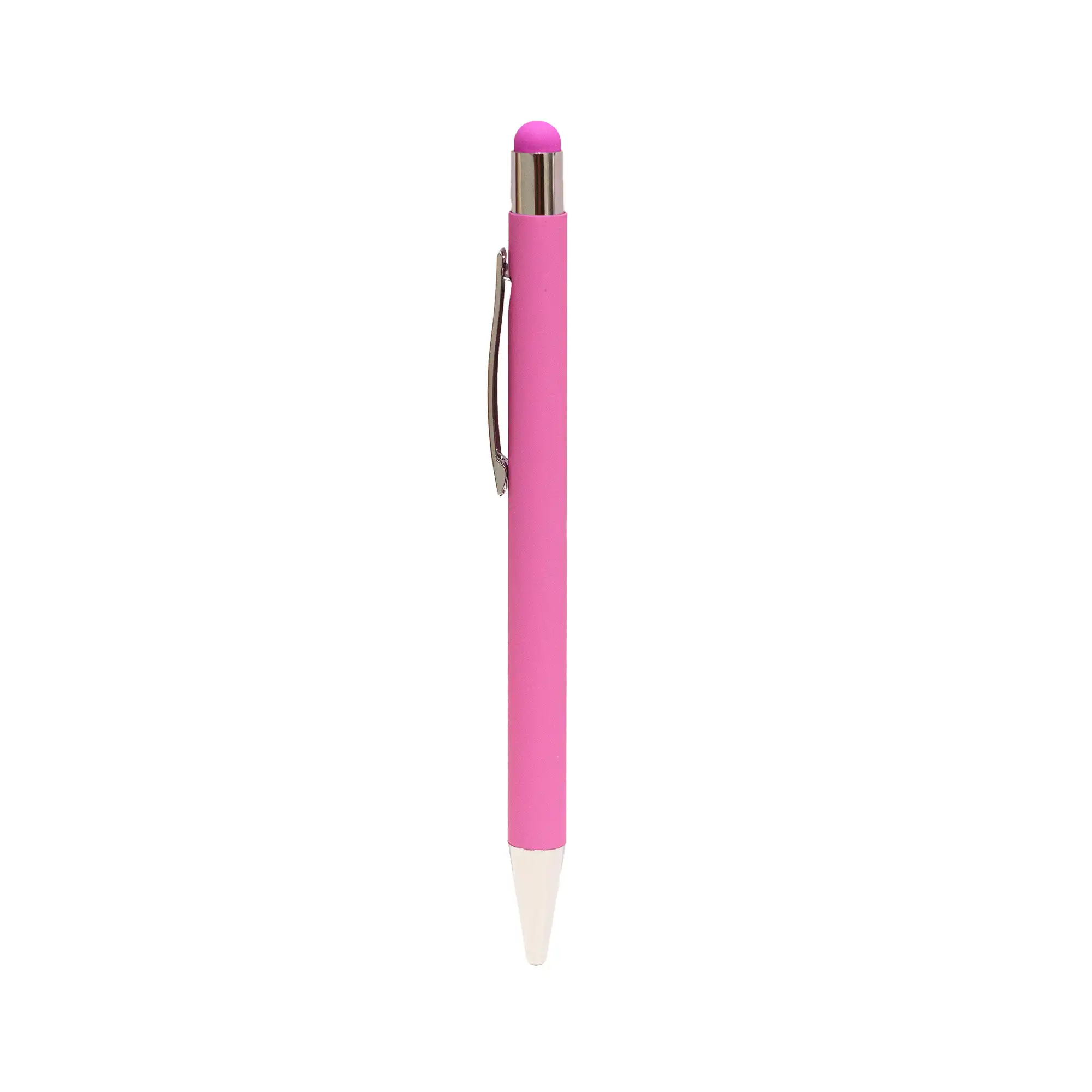 Metal pen with color stylus Pink