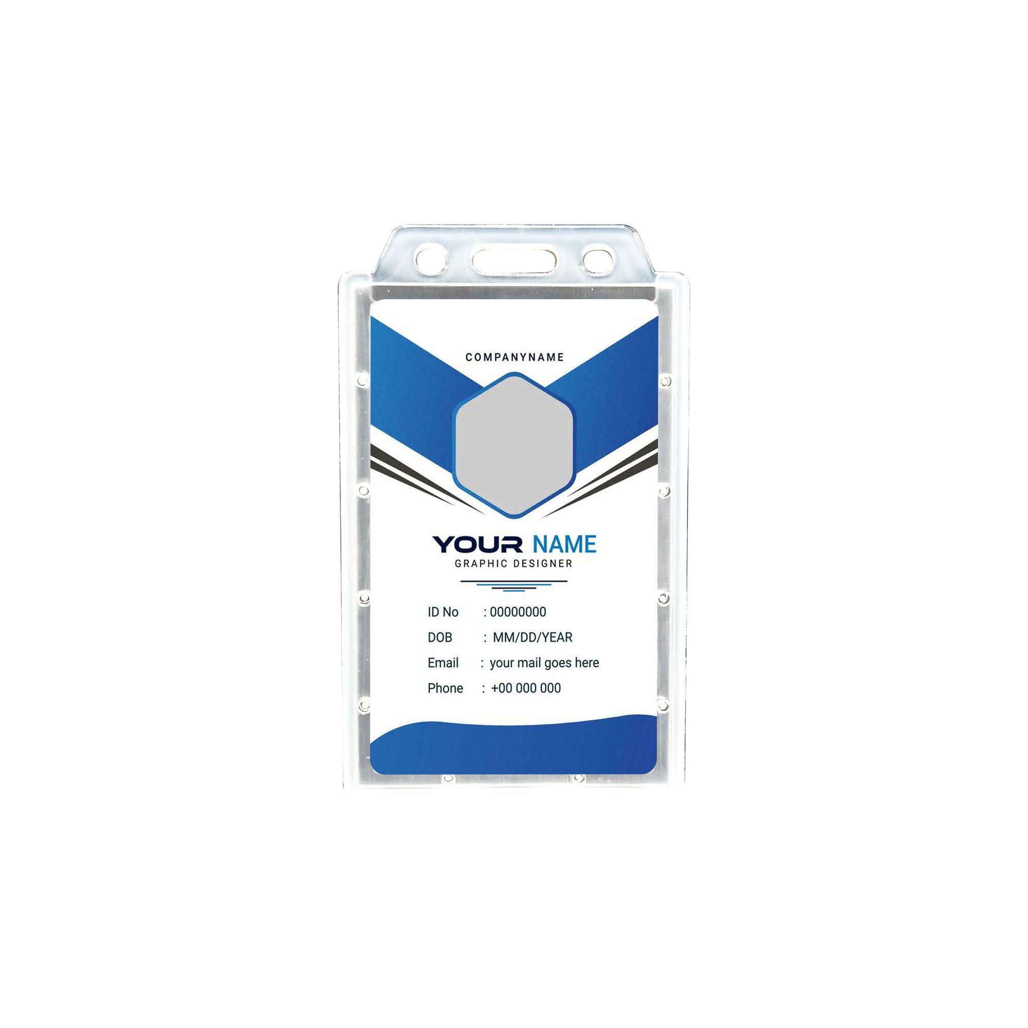 ID Card Holder (Vertical)
