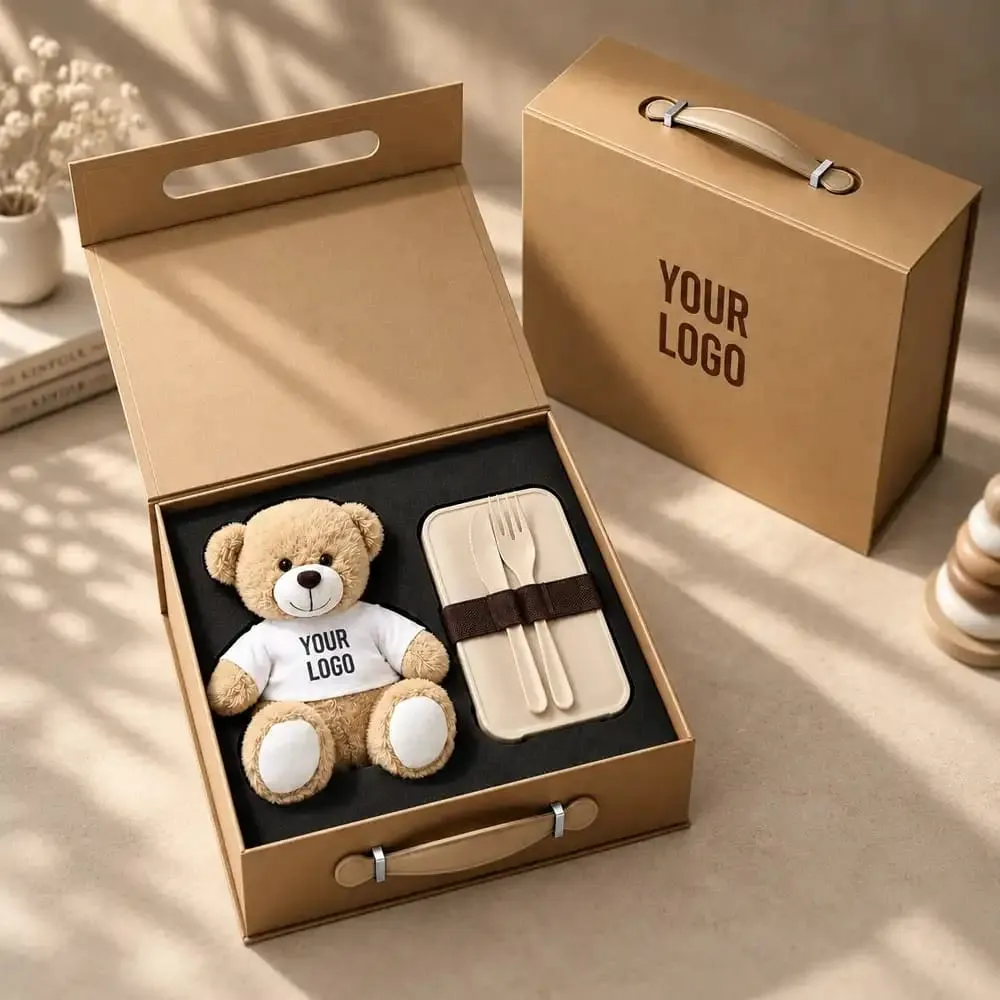 Teddy Lunch Buddy kids gift set teddy bear eco lunchbox UAE events