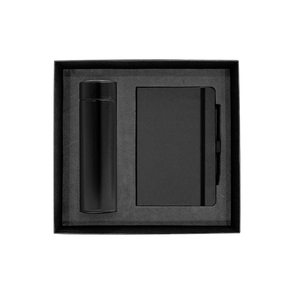 Promotional Giftset With Insulated Bottle and PU Notebook