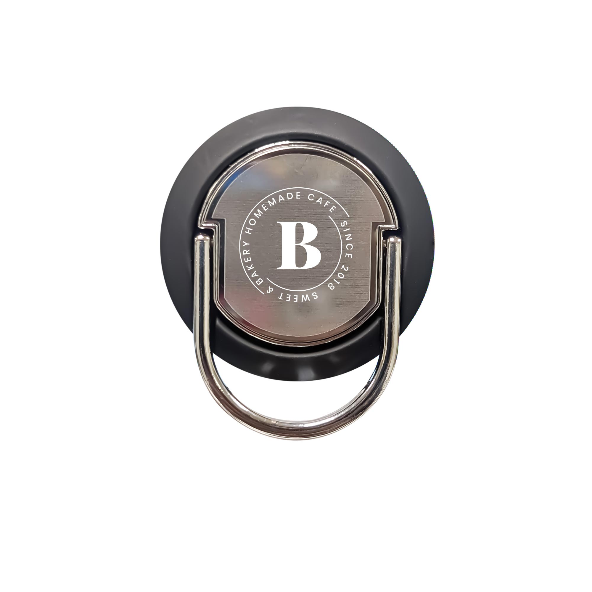 Metal Ring Holder Black