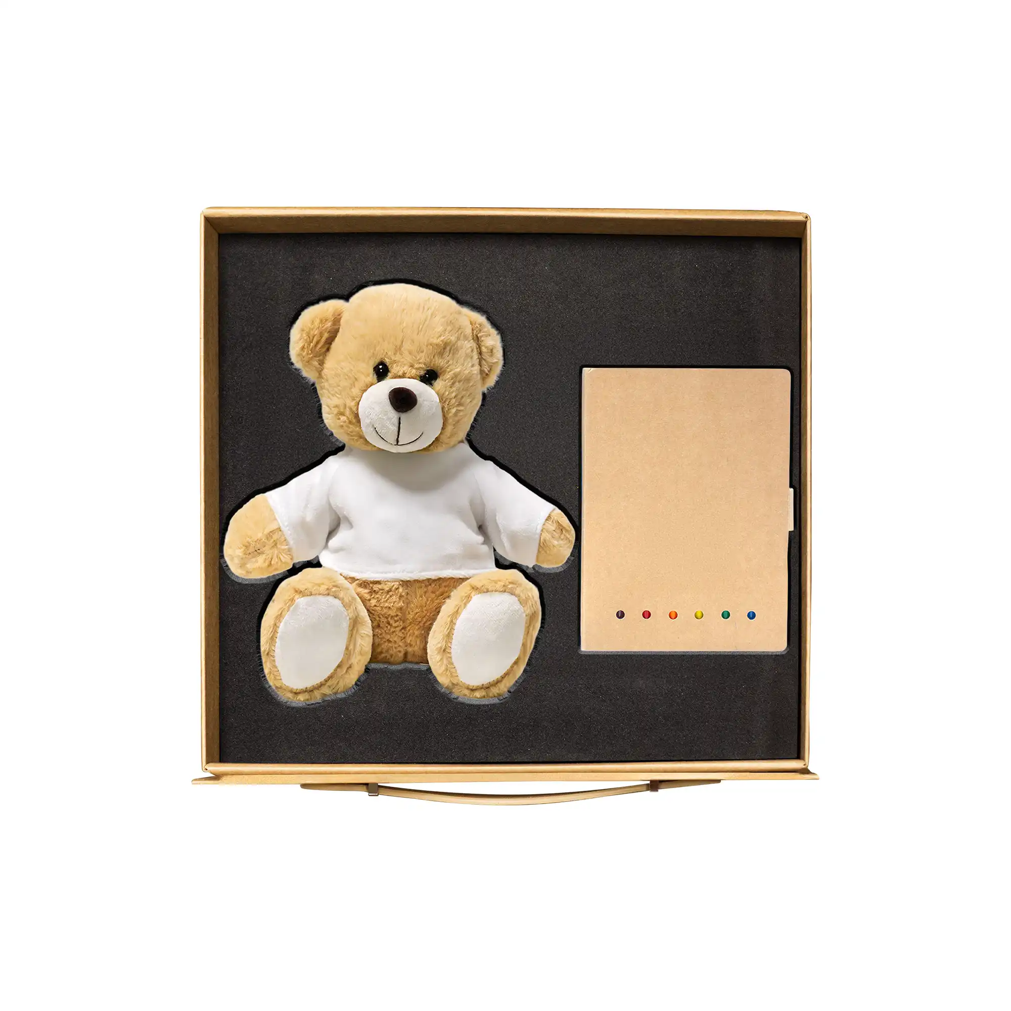 Teddy Tales kids gift set teddy bear custom T-shirt eco drawing book UAE