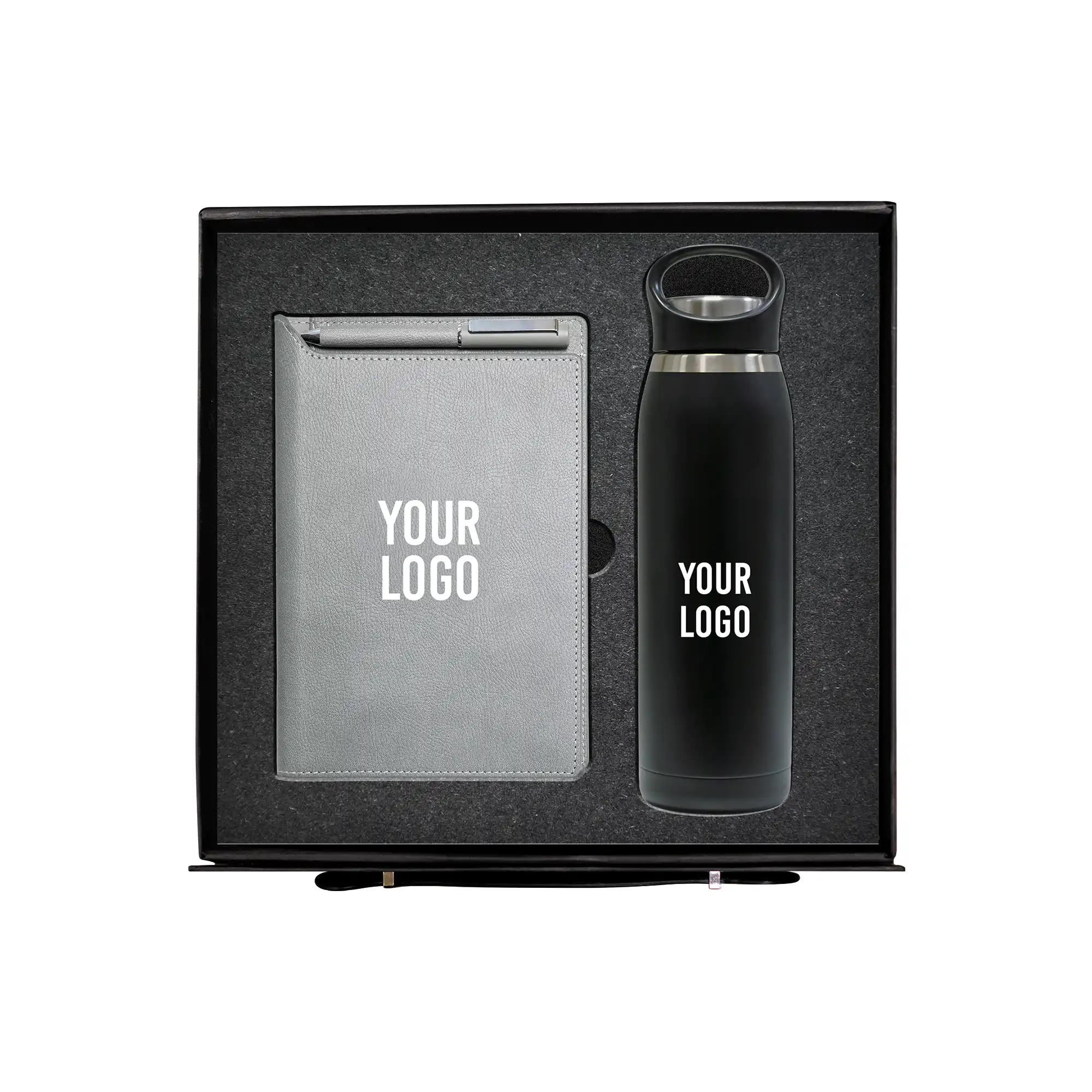 Slate Executive Duo A5 magnetic notebook stainless bottle corporate gift UAE