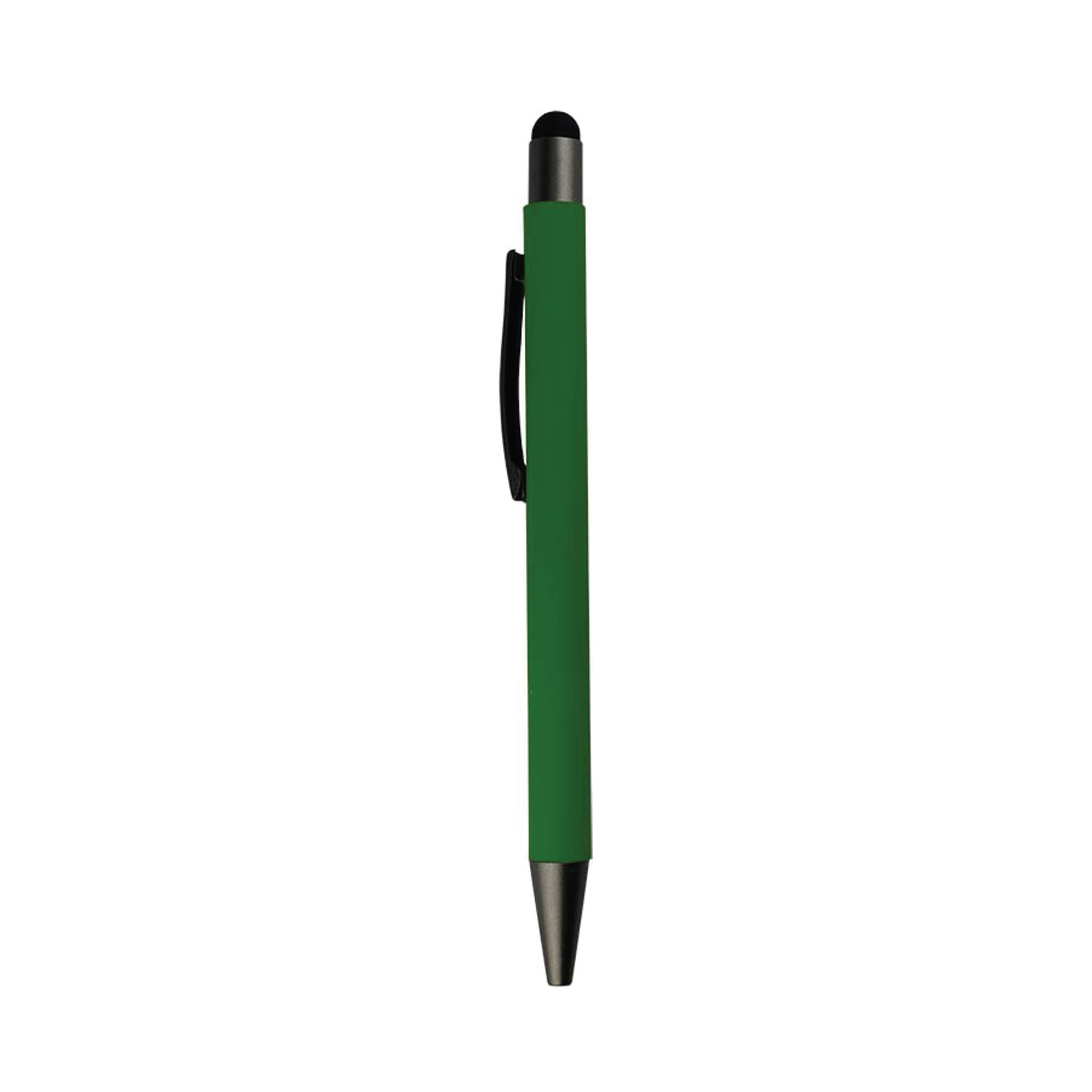 Metal pen with color stylus green