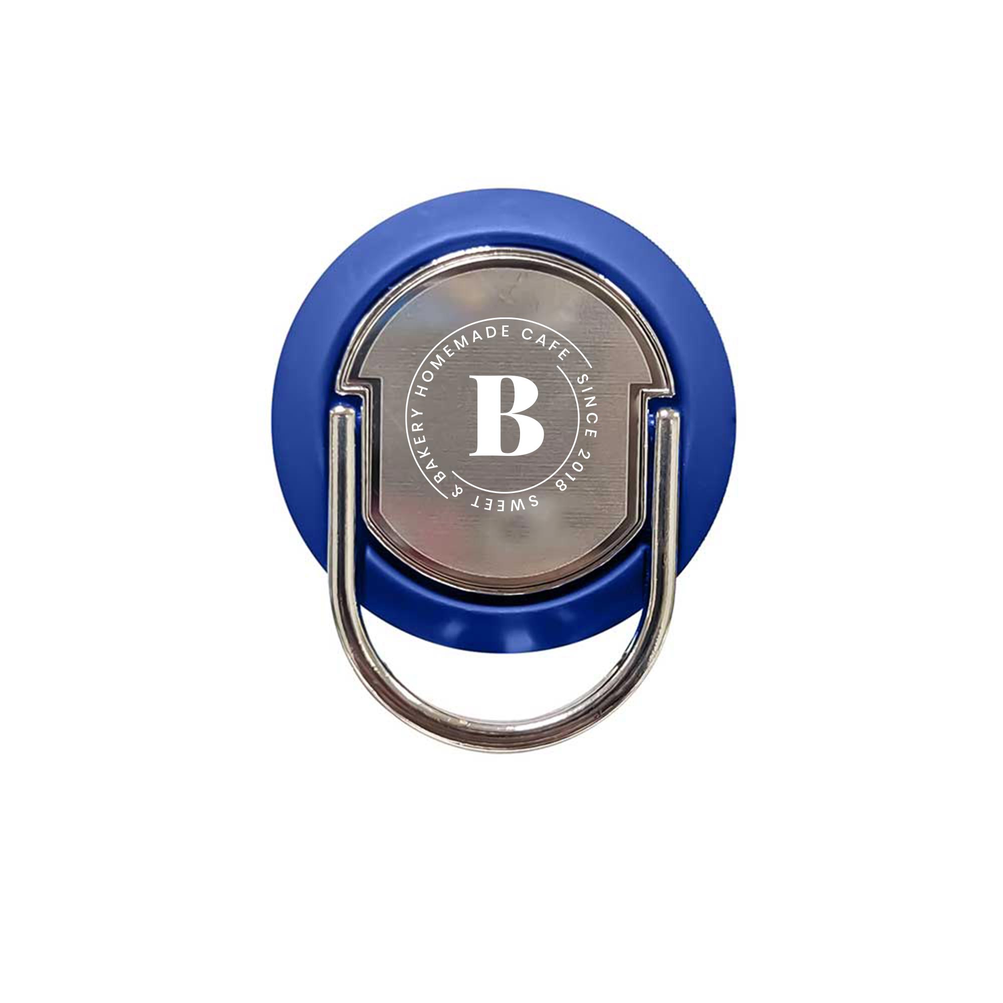 Metal Ring Holder Blue
