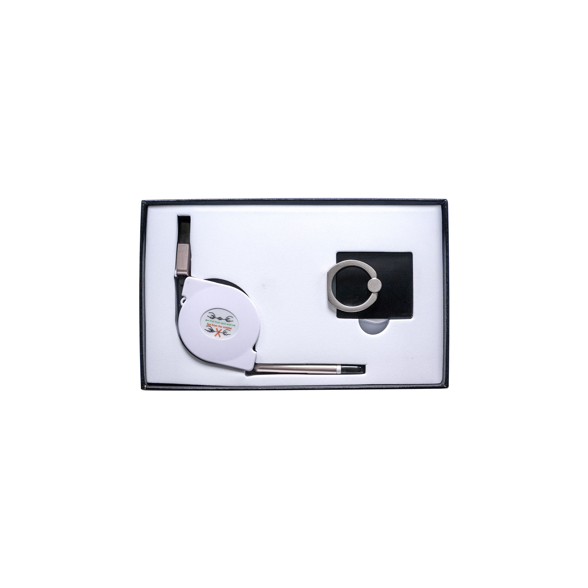 Gift box including charging cable and holder-C
