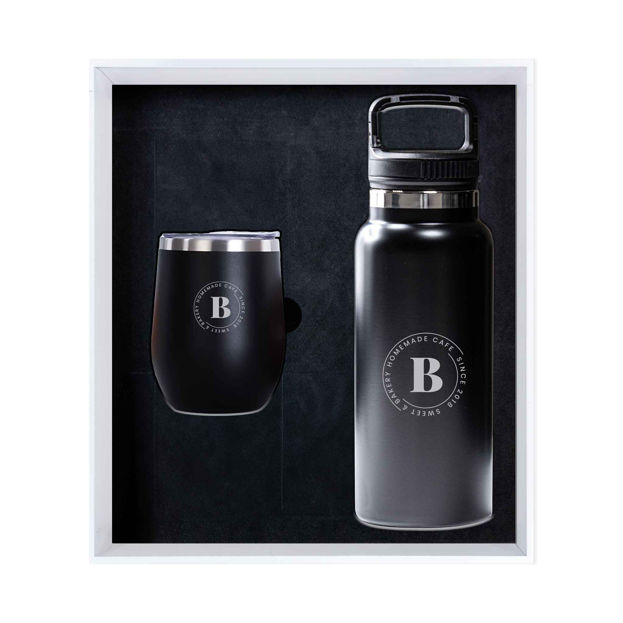 Drinkware Giftset with Premium Bottle and Coffee Mug