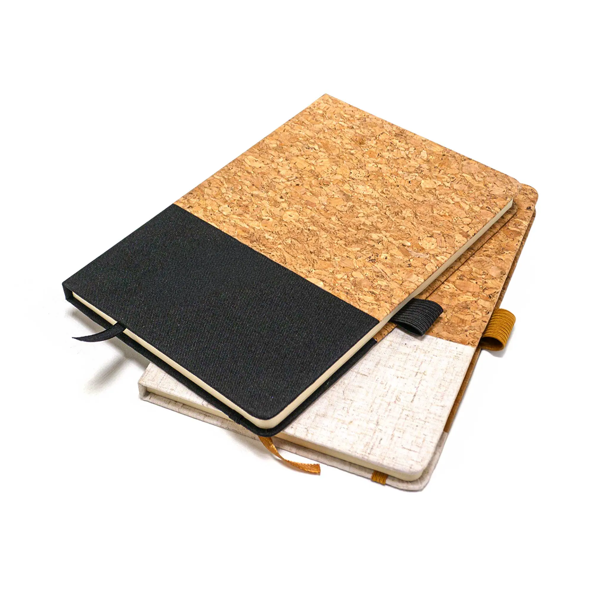 Cork cover Notebook Black