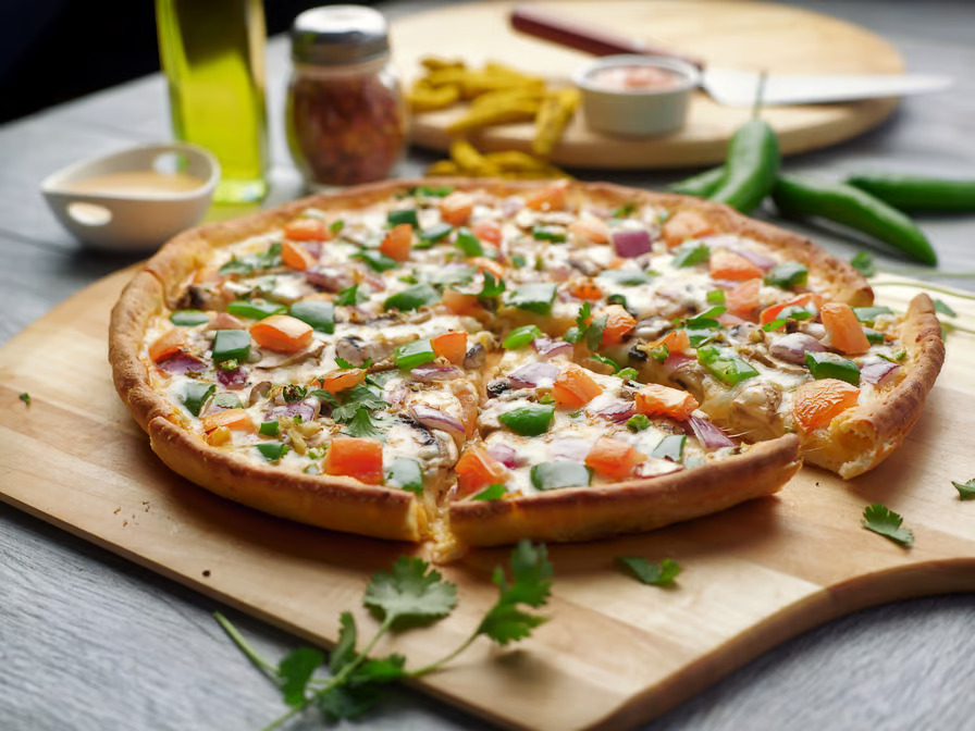 Tikka Masala Veggie Pizzatwist