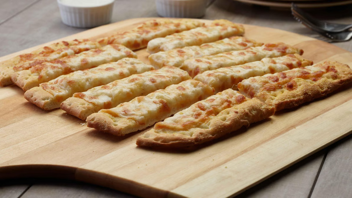 Plant-Based Cheesy Breadsticks