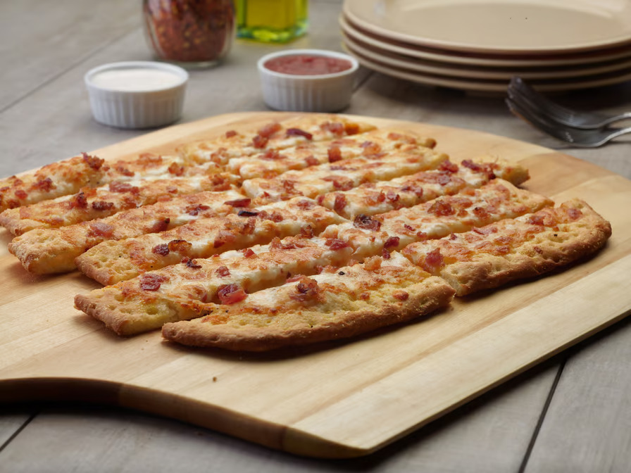 Cheesy Bacon Breadsticks