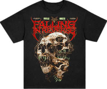 Triple skull tee, poke