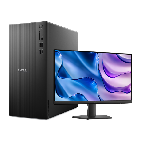 DELL Tower ECT1250 Intel Core i3-14100 8GB RAM 512GB SSD Ubuntu Desktop + 20″ Monitor