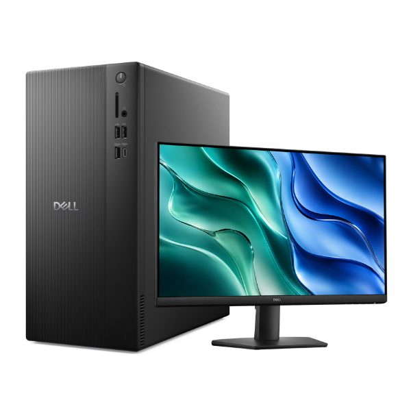 DELL Tower ECT1250 Desktop Computer Intel Core i7-14700 16GB RAM 512GB SSD with 20″ Monitor