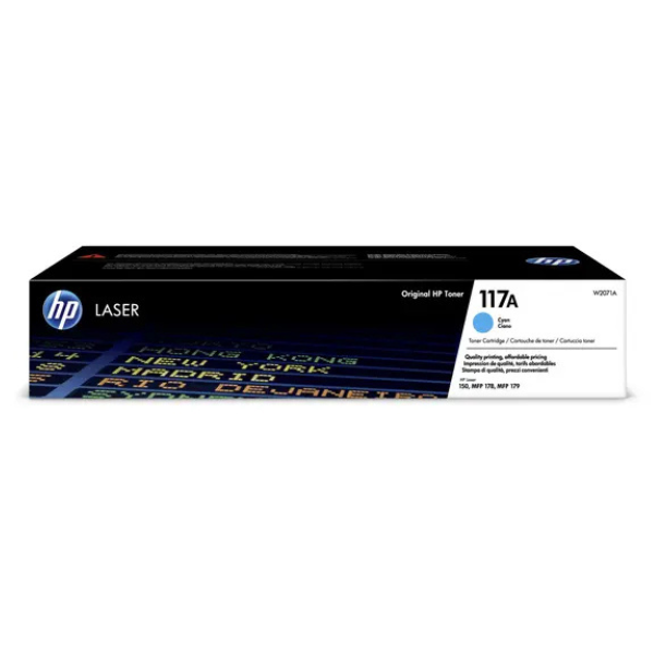 HP 117A Original Laser Toner Cartridge Cyan