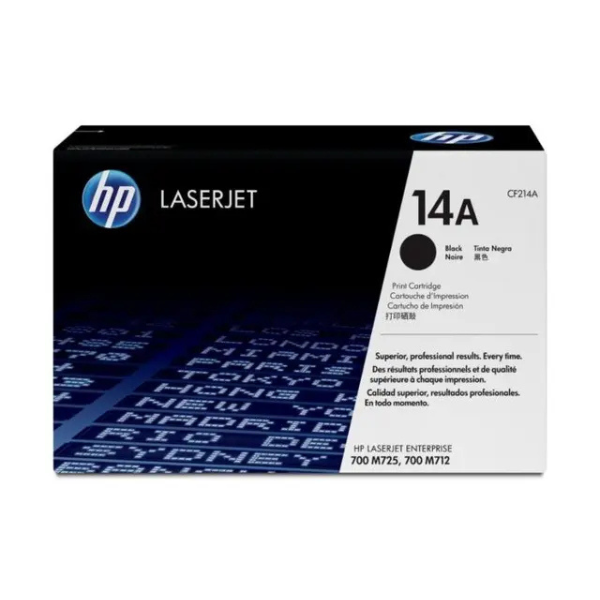 HP 14A Original LaserJet Toner Cartridge Black (CF214A)