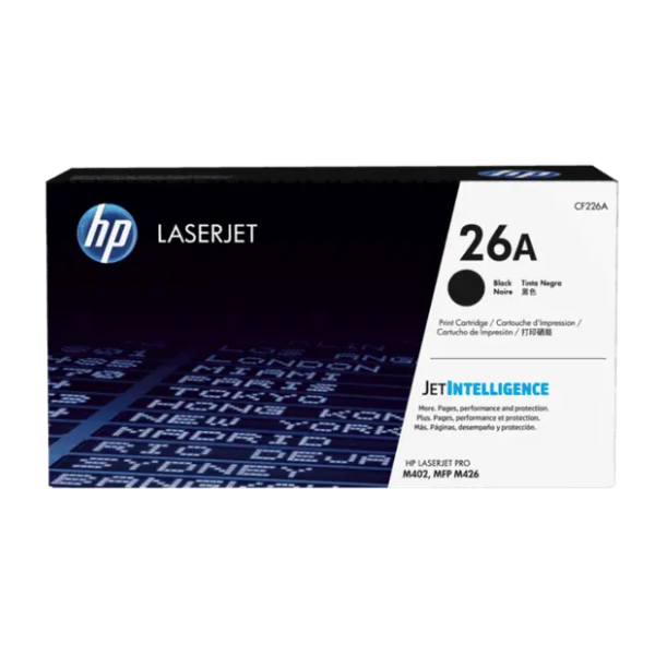 HP 26A Black Original LaserJet Toner Cartridge (CF226A)