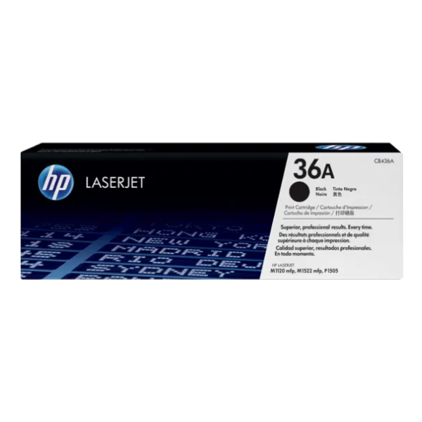 HP 36A Original LaserJet Toner Cartridge Black (CB436A)