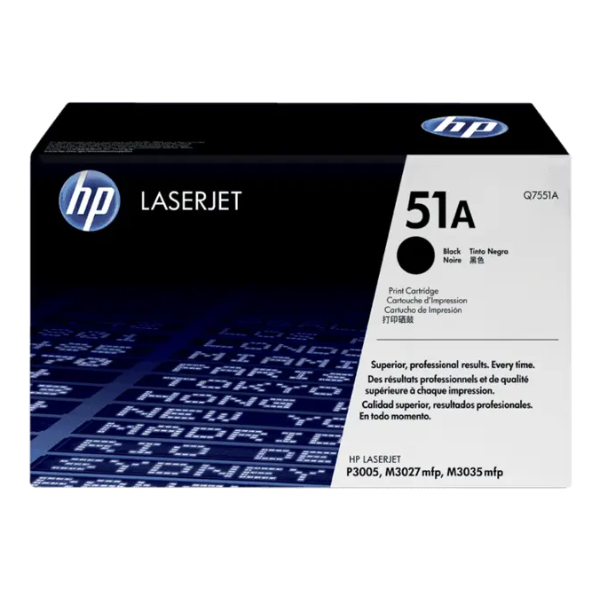HP 51A Original LaserJet Toner Cartridge Black (Q7551A)
