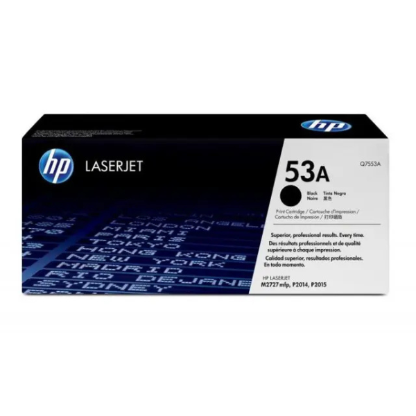 HP 53A Original LaserJet Toner Cartridge Black Q7553A