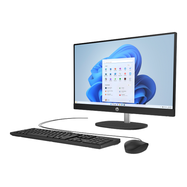 HP All-in-One 24-Cr1083nh Intel Core Ultra 7 155U 8GB RAM 512GB SSD 24" FHD Black thumbnail 3