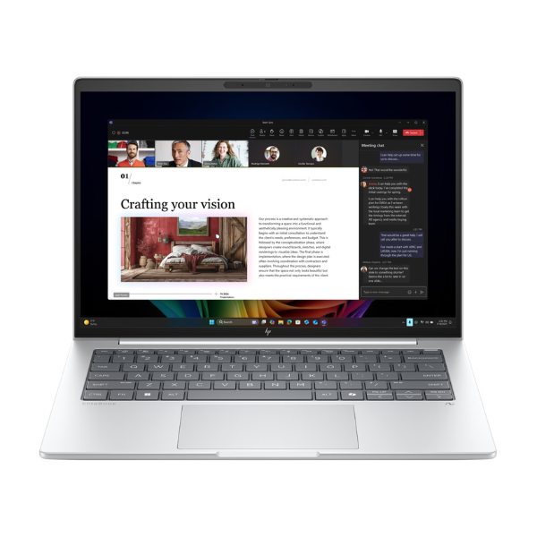 HP EliteBook 8 G1i 14" Intel Core Ultra 7 255U 32GB RAM 1TB SSD Windows 11 Pro Laptop thumbnail 2