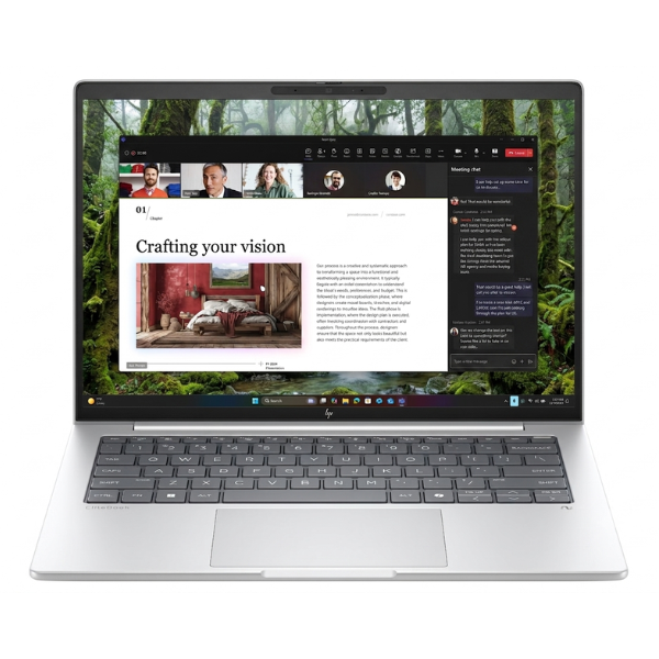 HP EliteBook 8 G1i 14" Intel Core Ultra7 255U 16GB RAM 512GB SSD Windows 11 Pro Backlit Business Laptop thumbnail 3