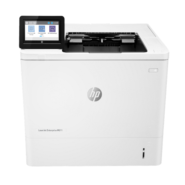 HP LaserJet Enterprise M611dn Mono Laser Printer 65ppm with Duplex & Network