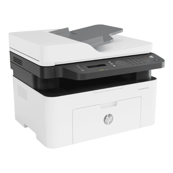 HP LaserJet MFP 137fnw Multifunction Wireless Laser Printer - Print, Copy, Scan, Fax, Black thumbnail 2